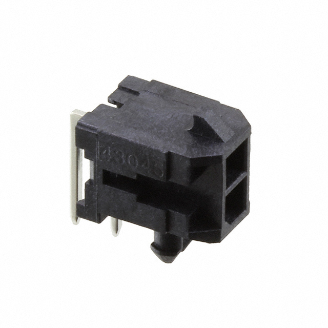 CONN HEADER R/A 2POS CONN HEADER R/A 2POS