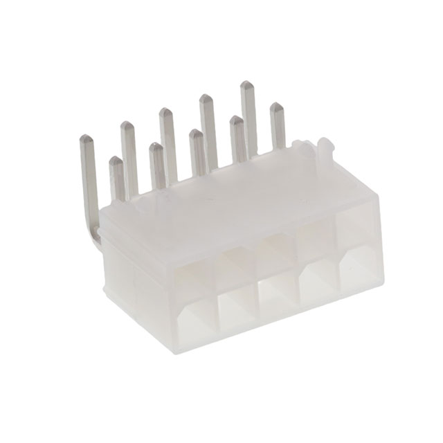 CONN HEADER R/A 10POS 4.2MM