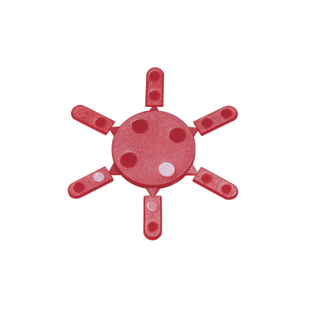 TERM BLK KEYING STAR, RED TERM BLK KEYING STAR, RED