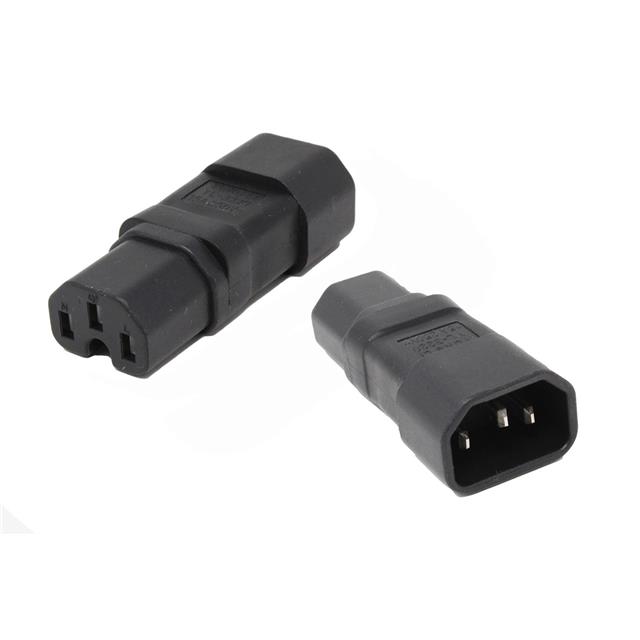 IEC C15 TO C14 PLUG ADAPTER