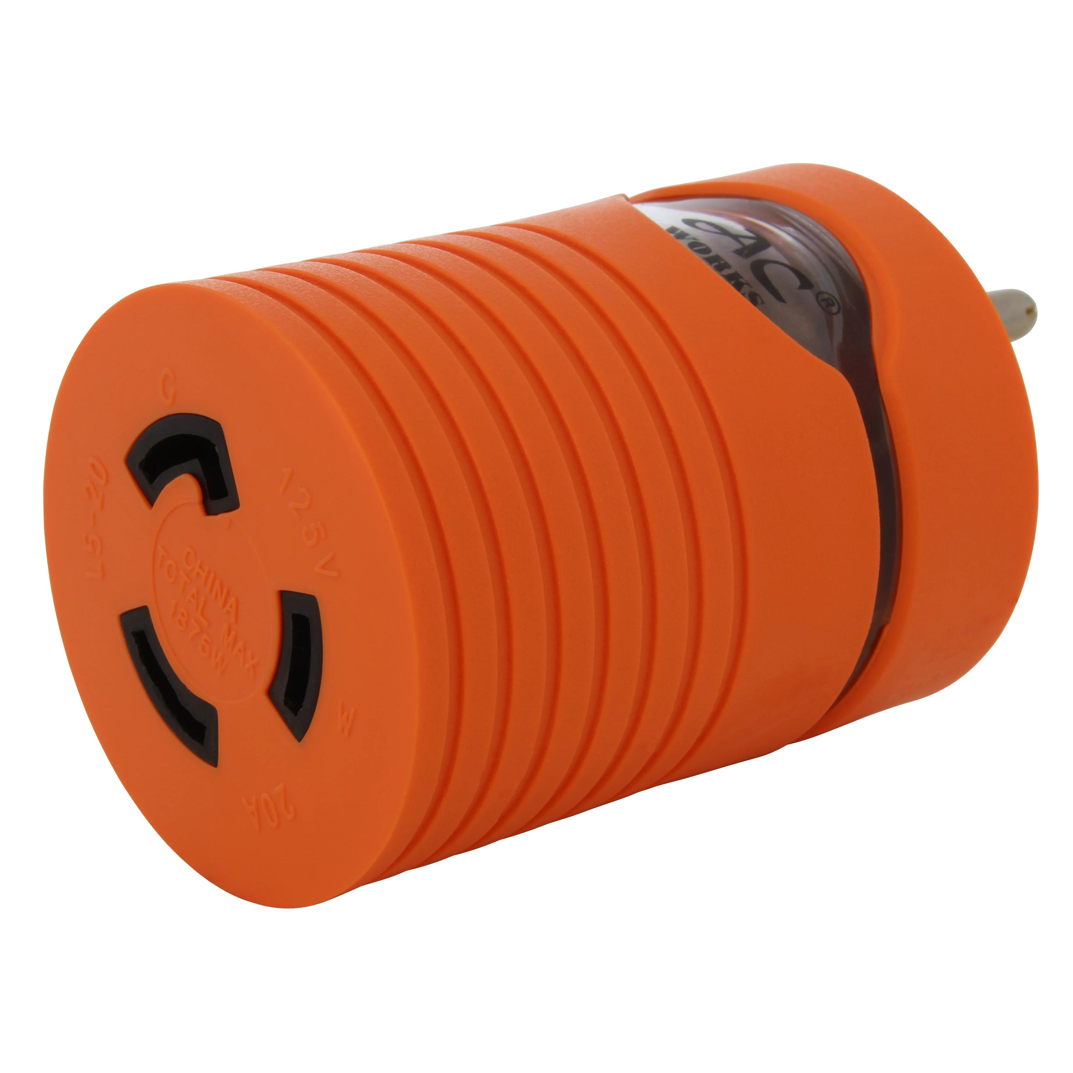 5-15P to L5-20R Compact Adapter