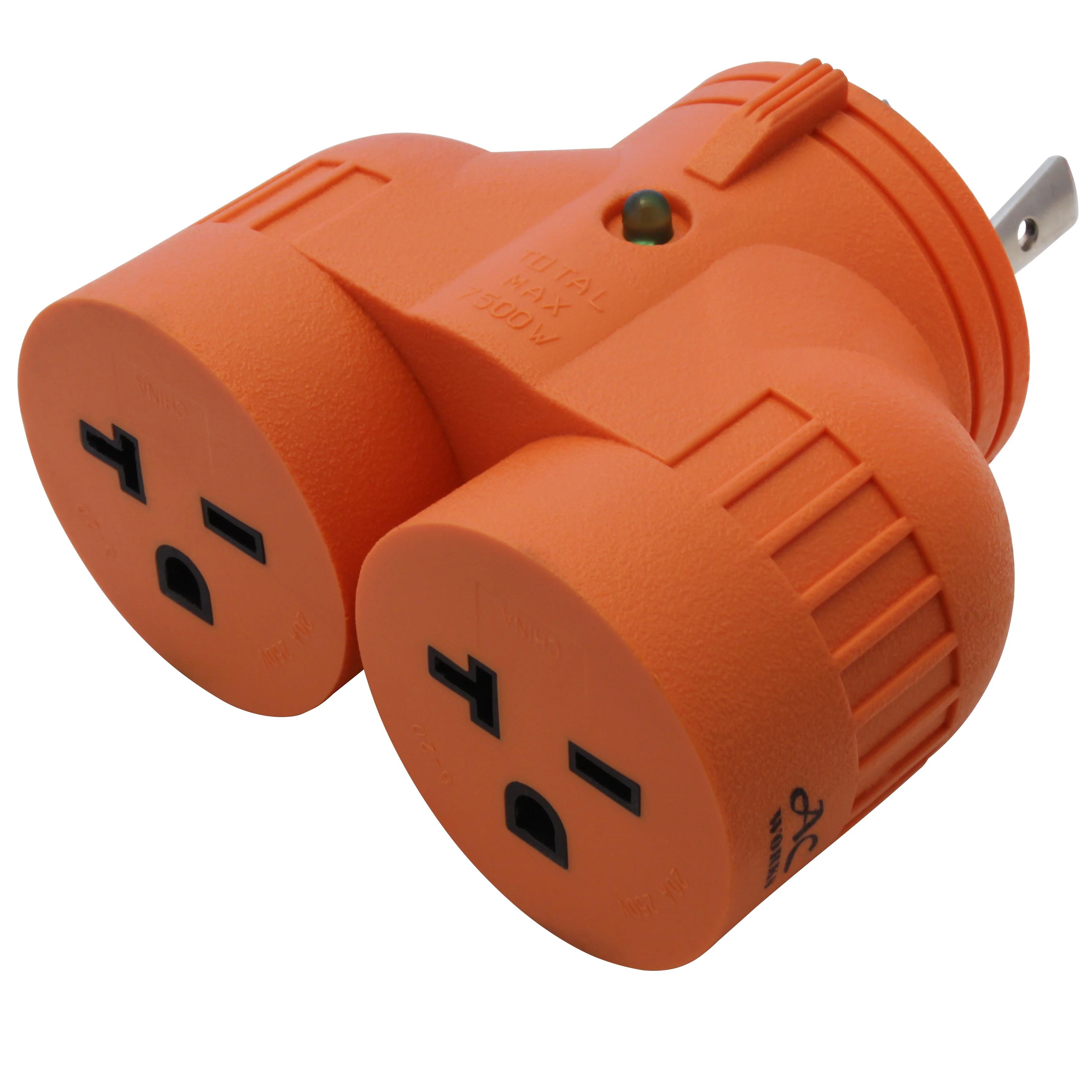 L6-30P to 2 6-20R Compact Adapte