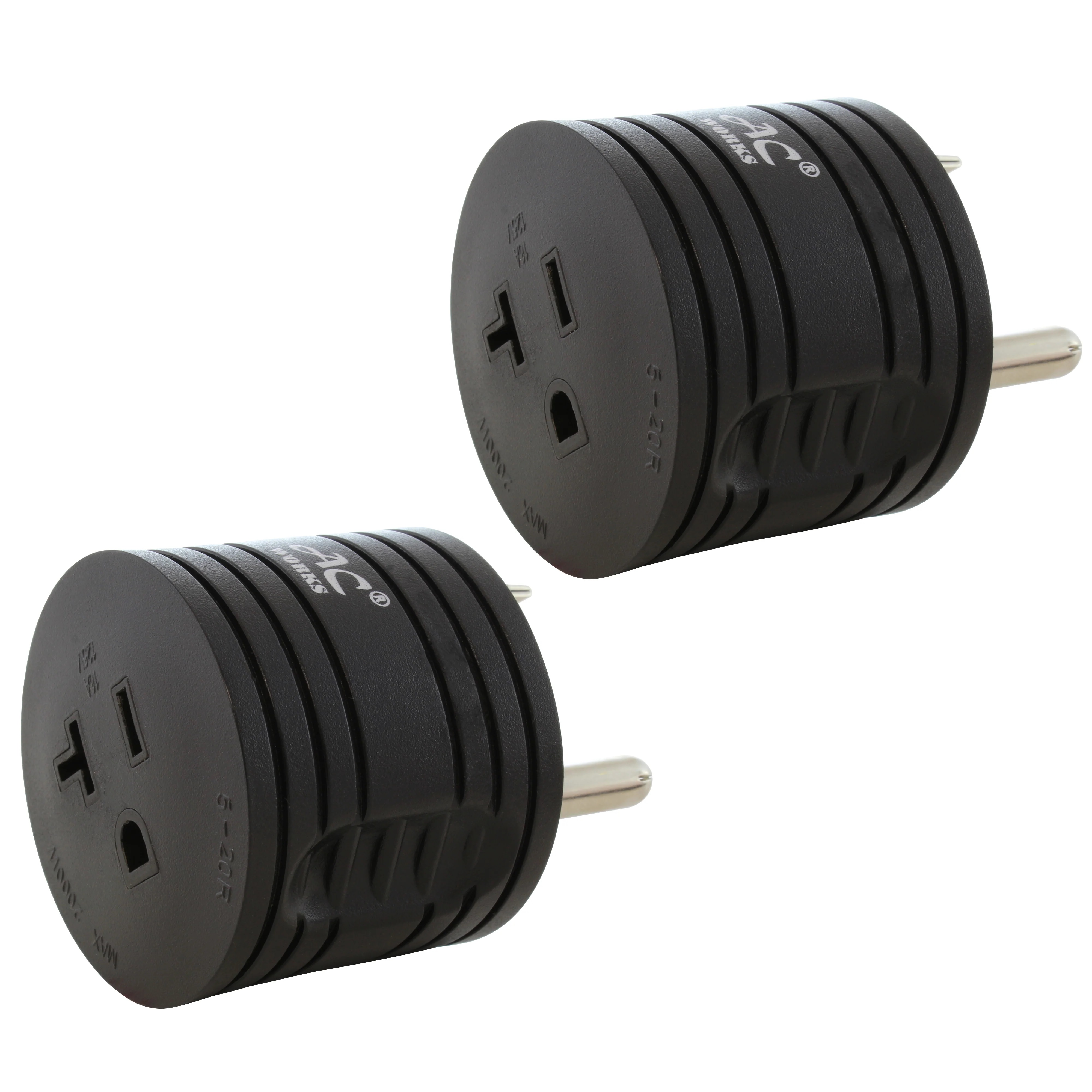 2 Pack TT-30P to 5-20R Adapters