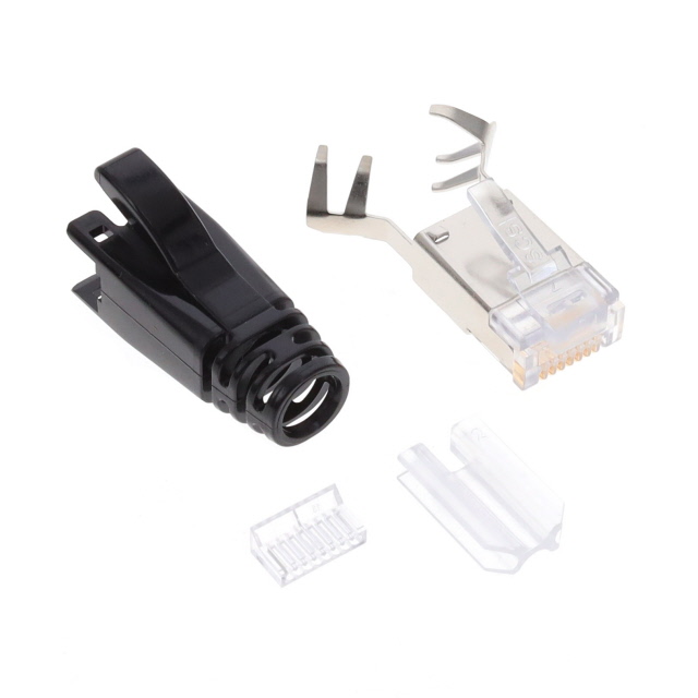 CONN MOD PLUG 8P8C SHIELDED CONN MOD PLUG 8P8C SHIELDED