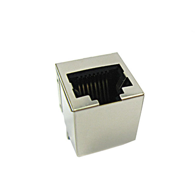 CONN MOD JACK 8P8C VERT SHIELDED