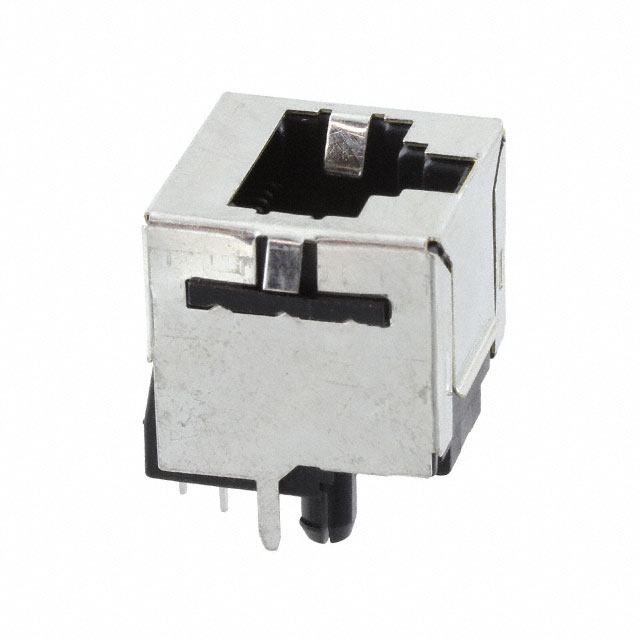 CONN MOD JACK 8P8C VERT SHIELDED