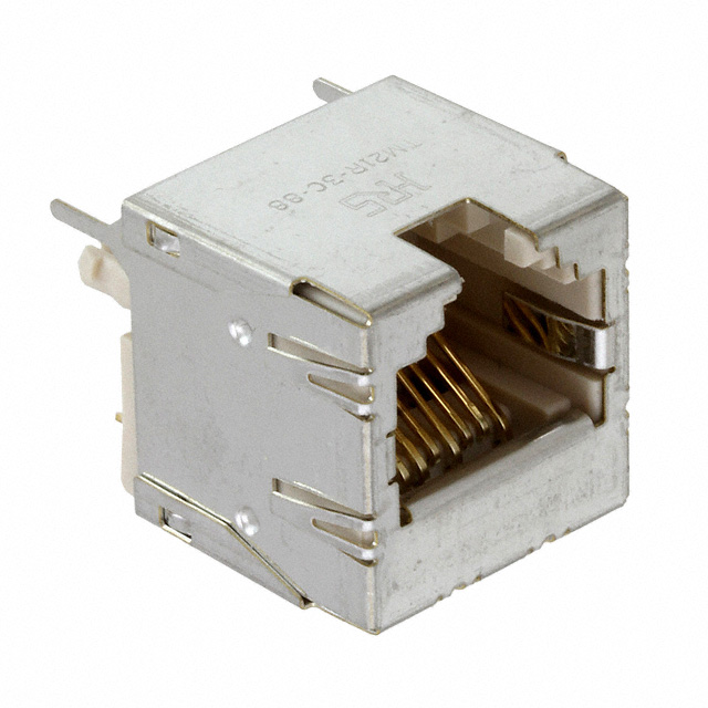 CONN MOD JACK 8P8C VERT SHIELDED