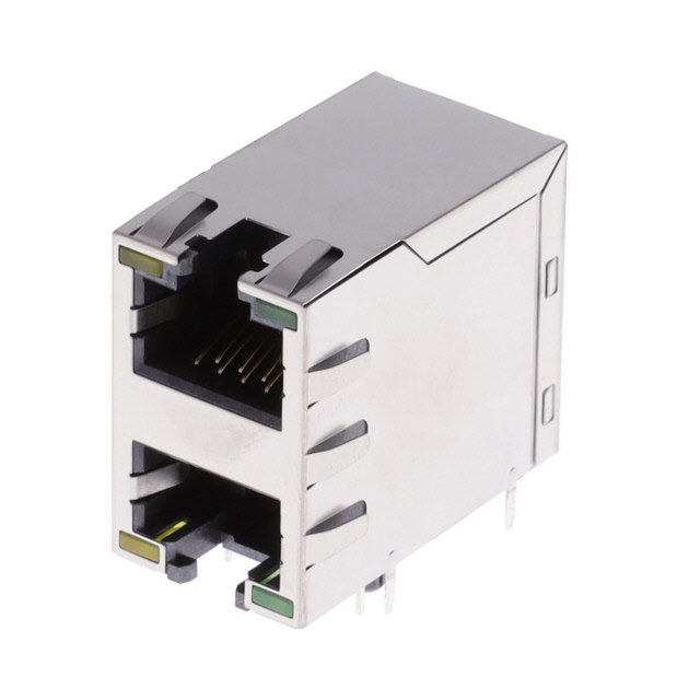 8P8C, CAT5E, 2X1 STACKED, SHIELD 8P8C, CAT5E, 2X1 STACKED, SHIELD