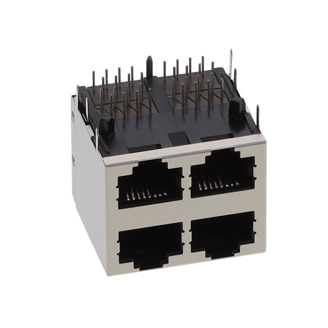 CONN MOD JACK 8P8C R/A SHIELDED