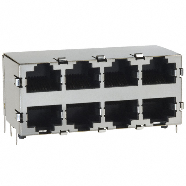 CONN MOD JACK 8P8C R/A SHIELDED