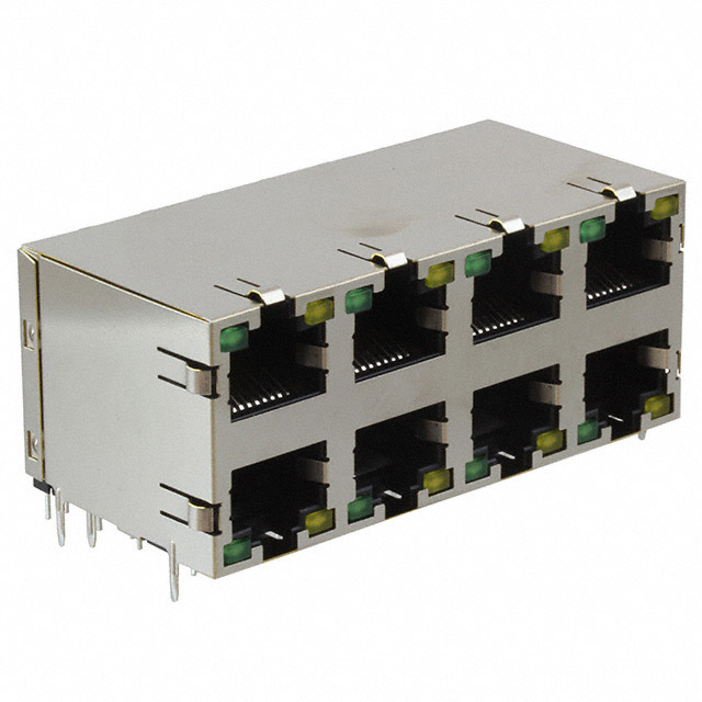 CONN MOD JACK 8P8C R/A SHIELDED