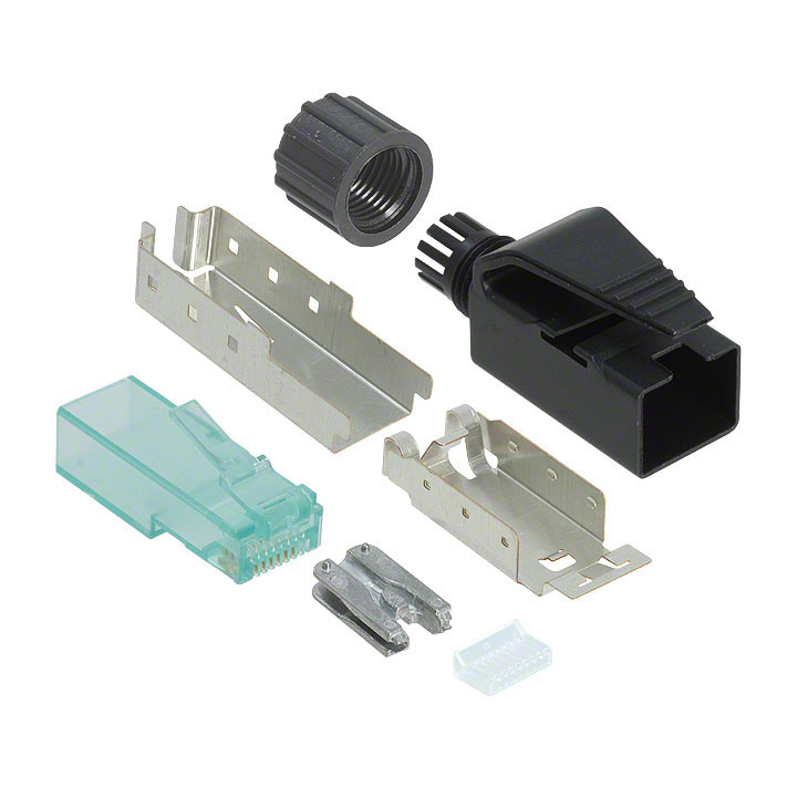 CONN MOD PLUG 8P8C SHIELDED CONN MOD PLUG 8P8C SHIELDED