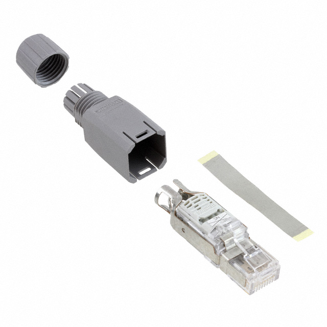 CONN MOD PLUG 8P4C SHIELDED CONN MOD PLUG 8P4C SHIELDED