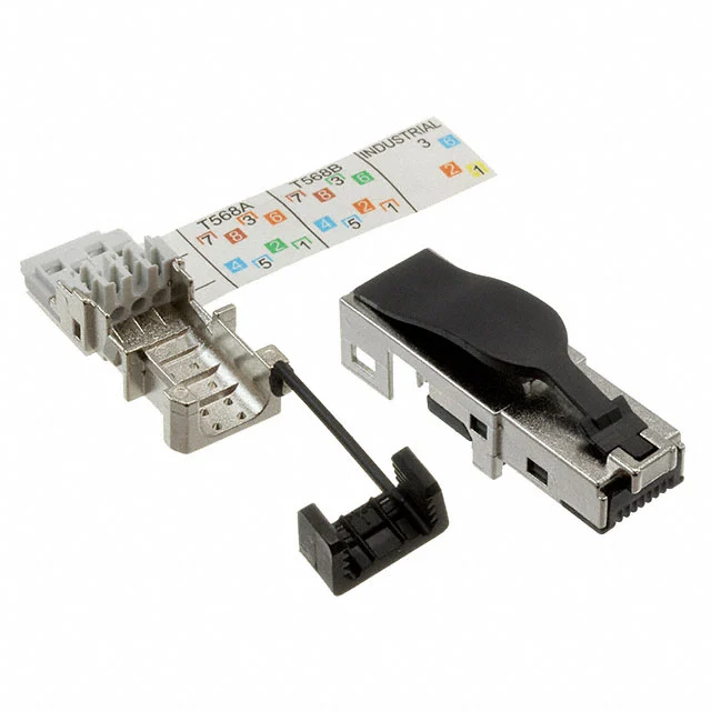 CONN MOD PLUG 8P8C SHIELDED