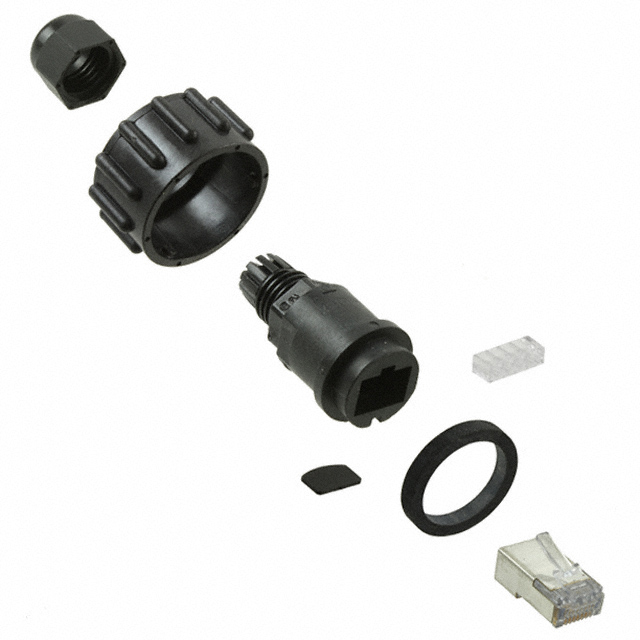 CONN MOD PLUG 8P8C SHIELDED