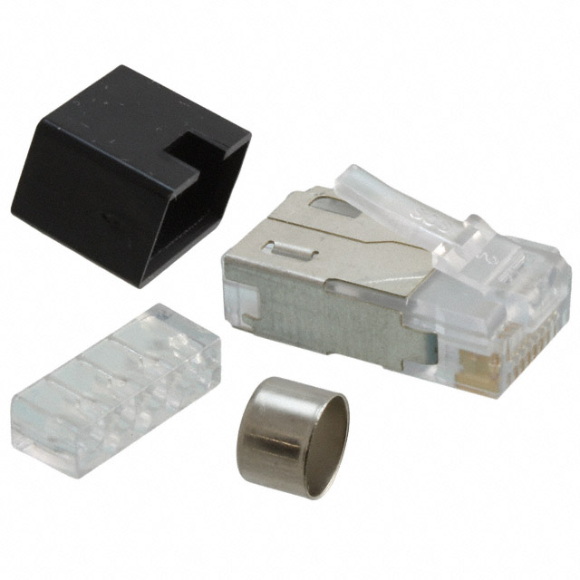 CONN MOD PLUG 8P8C SHIELDED CONN MOD PLUG 8P8C SHIELDED