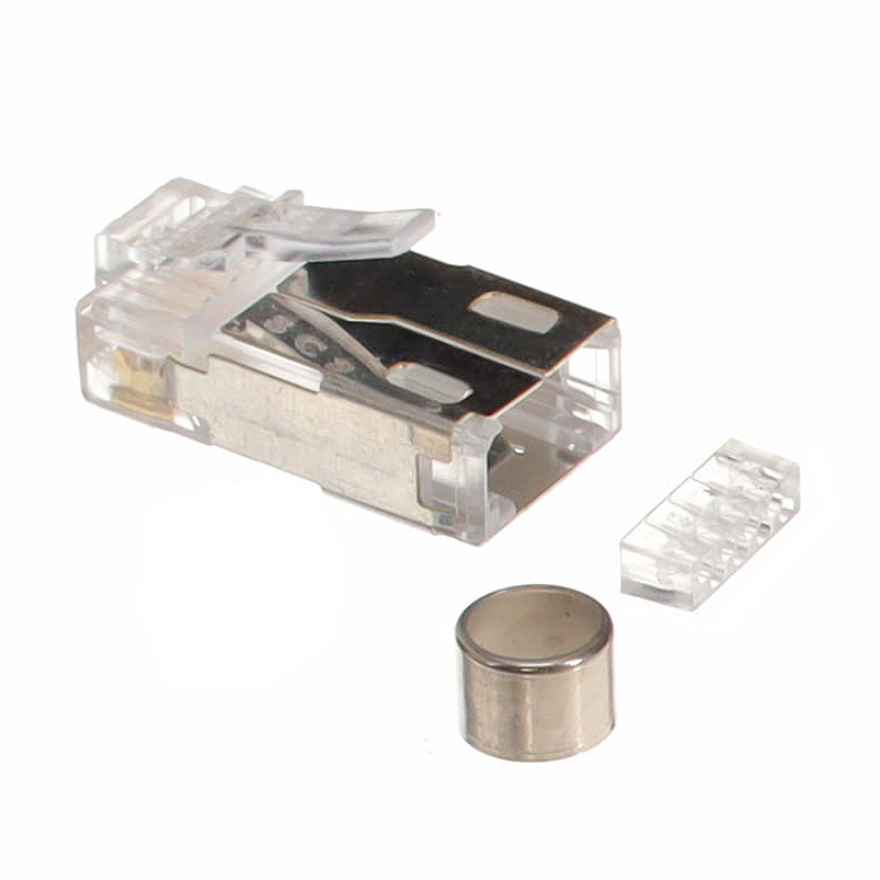 CONN MOD PLUG 8P8C SHIELDED CONN MOD PLUG 8P8C SHIELDED