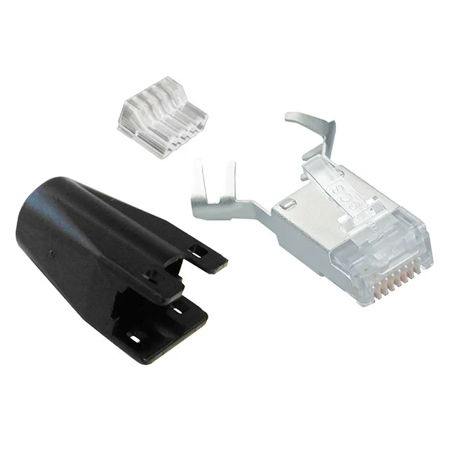 CONN MOD PLUG CAT6A 8P8C SHLD CONN MOD PLUG CAT6A 8P8C SHLD