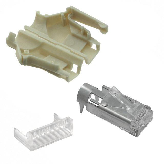 CONN MOD PLUG 8P8C SHIELDED