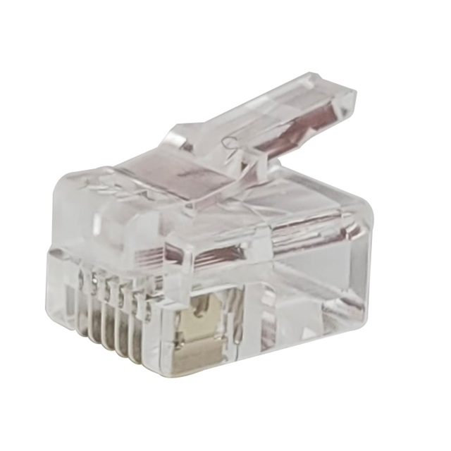 MOD PLUG 6P6C-STRANDED/ROUND 50U