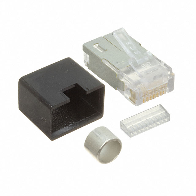 CONN MOD PLUG 8P8C SHIELDED