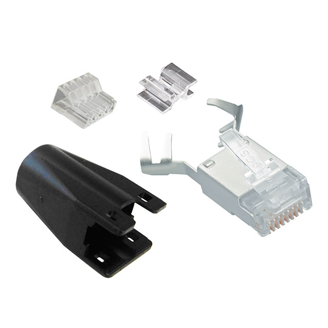 CONN MOD PLUG CAT6A 8P8C SHLD CONN MOD PLUG CAT6A 8P8C SHLD