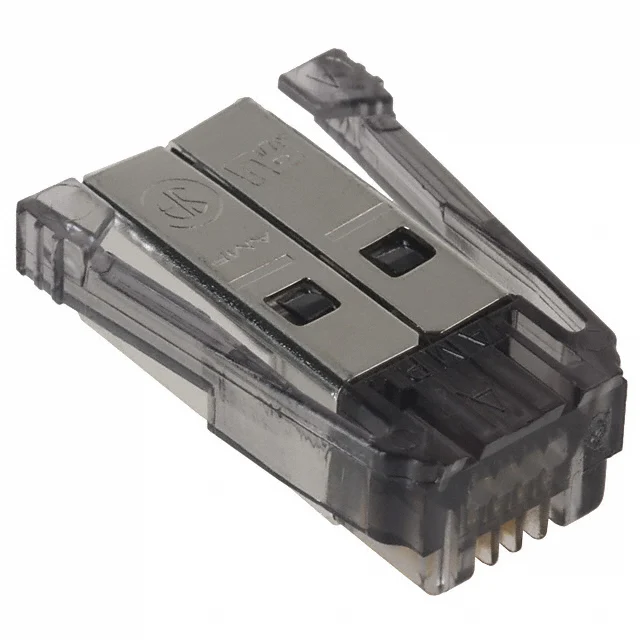 CONN PLUG 4POS SDL 24AWG AU FLAT