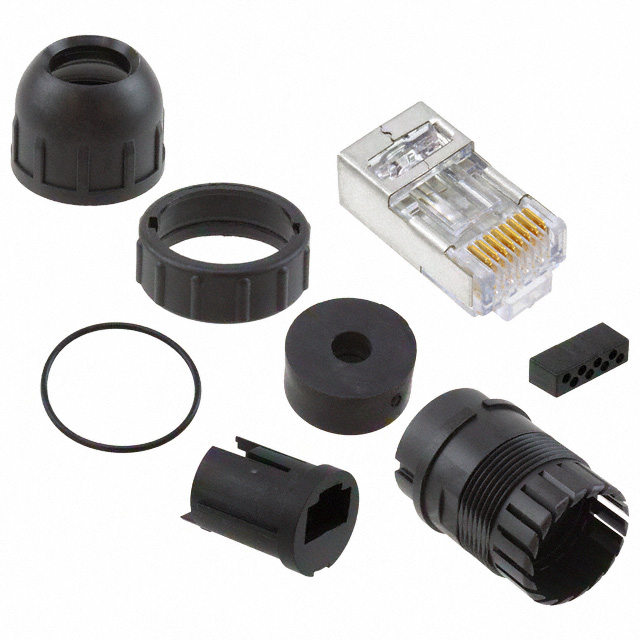 CONN MOD PLUG 8P8C SHIELDED CONN MOD PLUG 8P8C SHIELDED