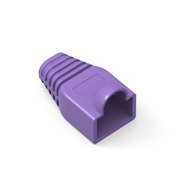 BOOT FOR RJ45 PLUG, PURPLE BOOT FOR RJ45 PLUG, PURPLE