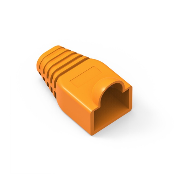 BOOT FOR RJ45 PLUG, ORANGE
