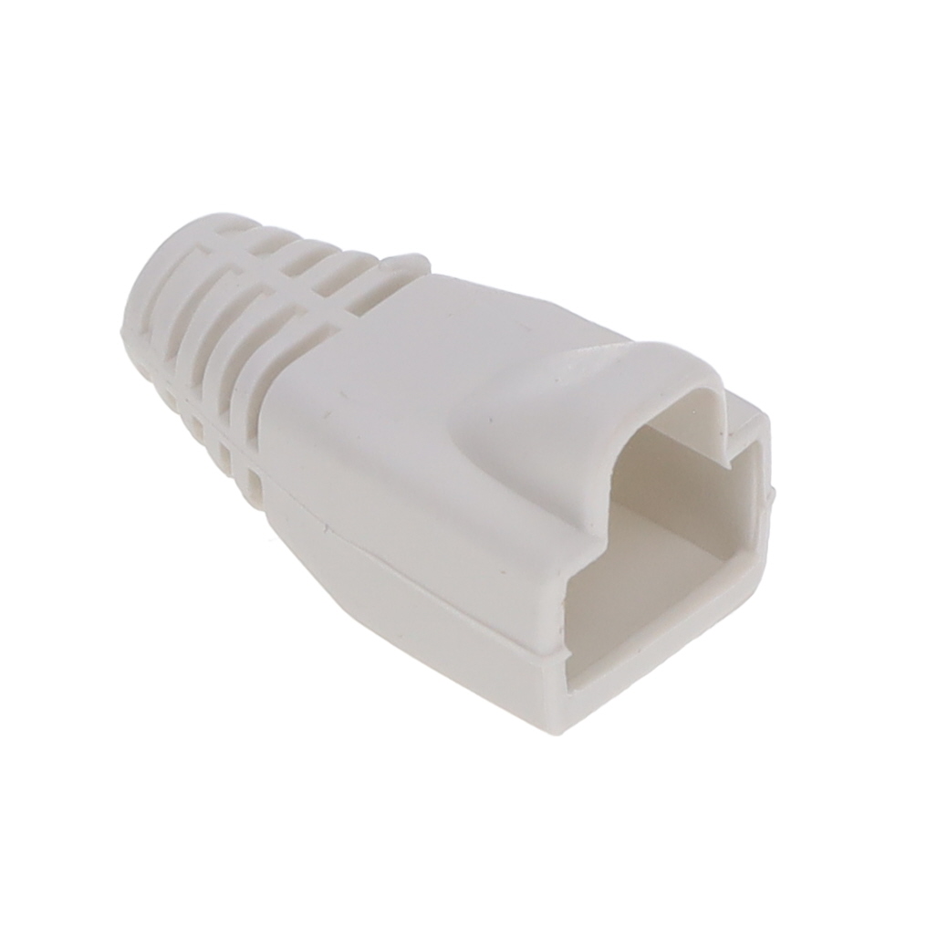 RJ45 STRAIN RELIEF BOOT-WHITE