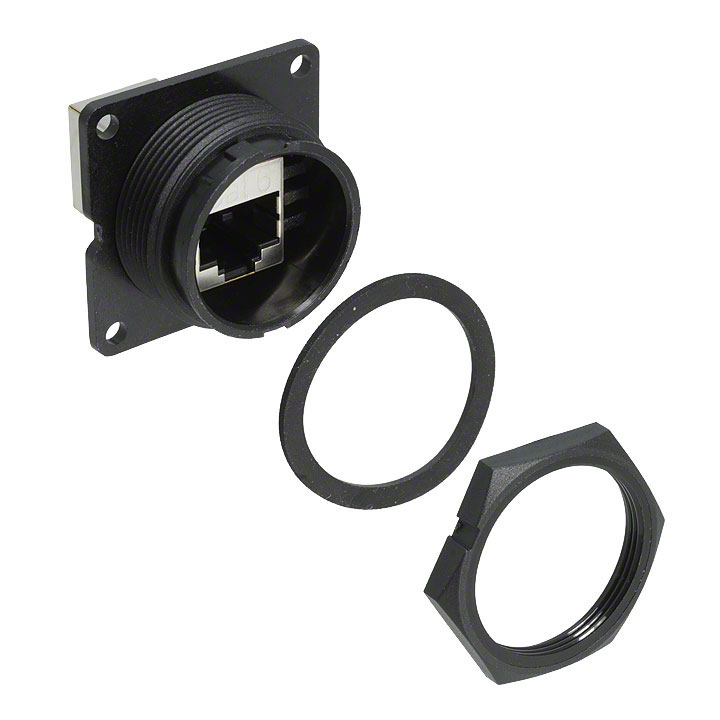 CONN MOD COUPLER 8P8C TO 8P8C CONN MOD COUPLER 8P8C TO 8P8C