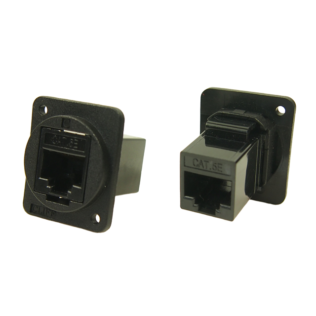 CONN FEEDTHRU CAT5E RJ45 PLAIN H