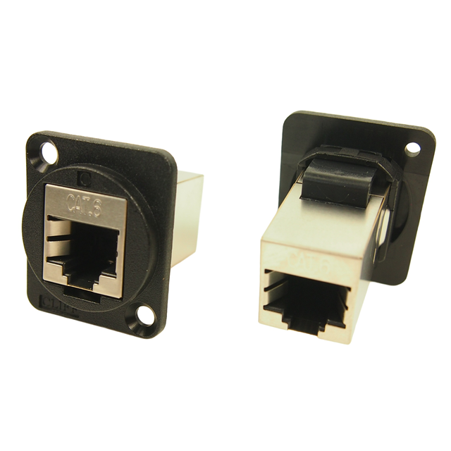 FT CAT6 RJ45 SHIELD CSK BLACK