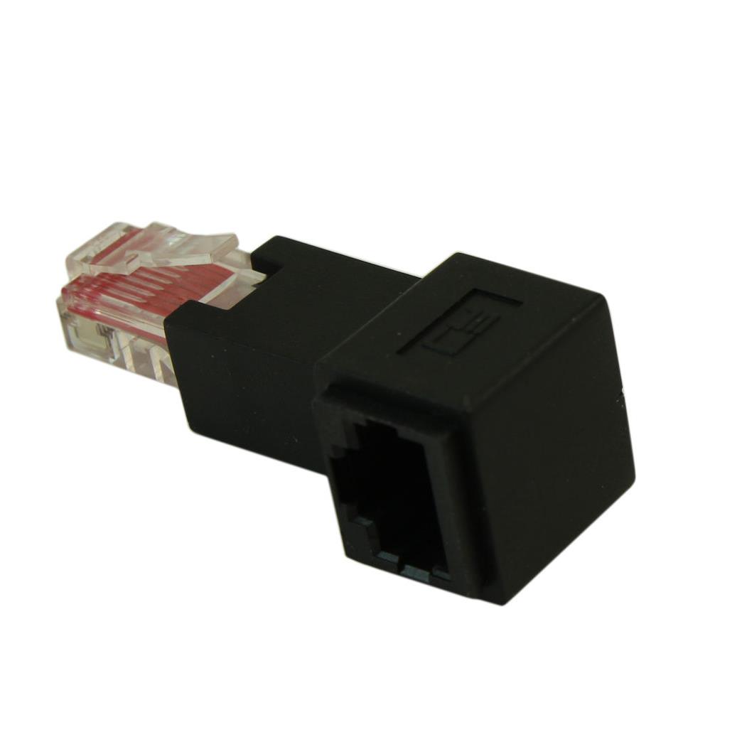 RJ45 CAT6 NET ANGLE ADAPT M/F