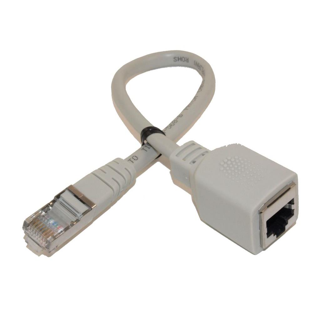 12'' CAT5E Shielded M/F Port Svr