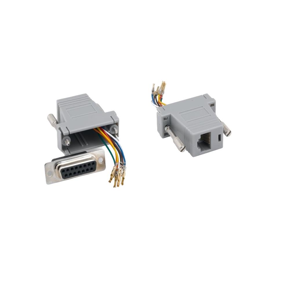 MODULAR ADAPT DSUB DB15 TO RJ45