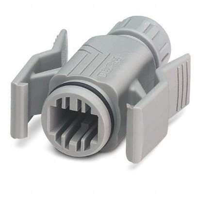 CONN MOD PLUG HSG RJ45 GRAY
