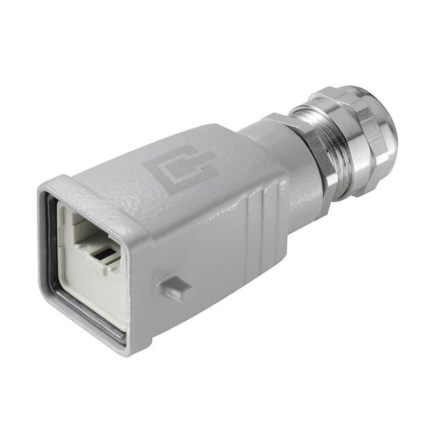 CONN MOD PLUG HSG RJ45 GRAY