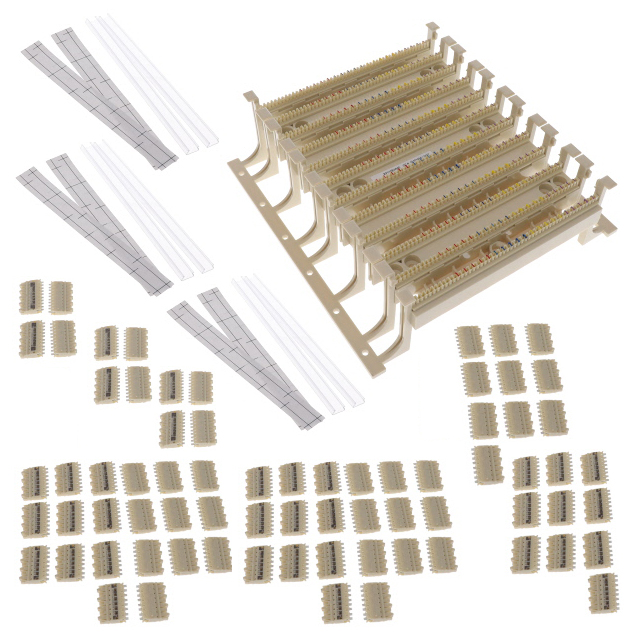 CONN WRG BLOCK 300PR W/LEGS