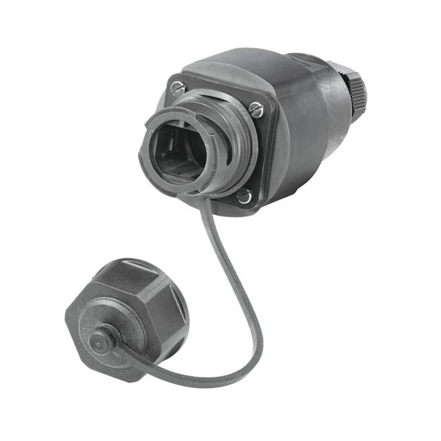 CONN MOD PLUG HSG RJ45 BLACK CONN MOD PLUG HSG RJ45 BLACK