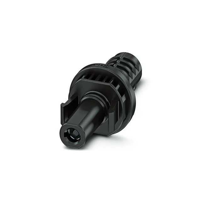 CONN FRONT MT PANEL BK 1POS CRIM