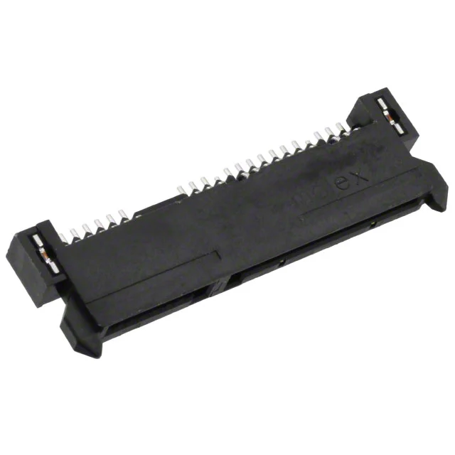 CONN SATA RCPT 22POS SLD R/A SMD