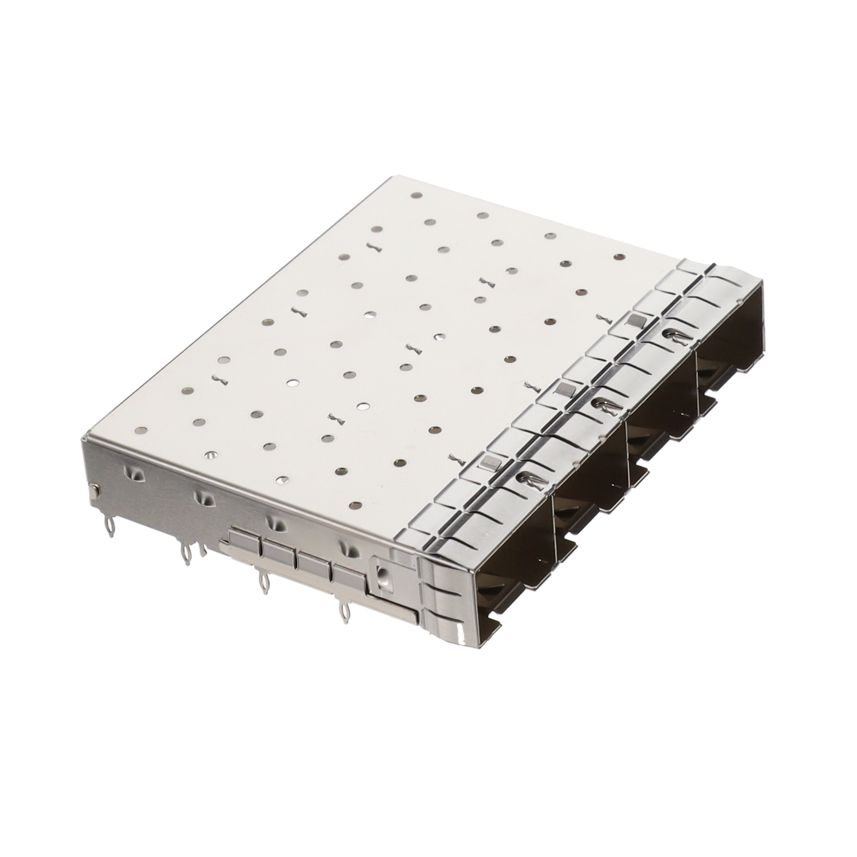 CONN SFP+ CAGE 1X4 PRESS-FIT R/A CONN SFP+ CAGE 1X4 PRESS-FIT R/A