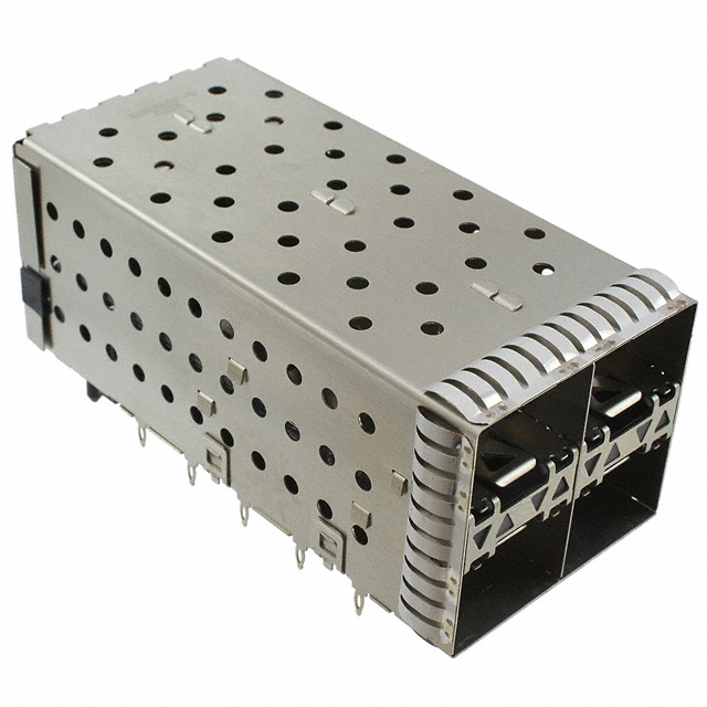 CONN SFP+ RCPT W/CAGE 2X2 80P RA