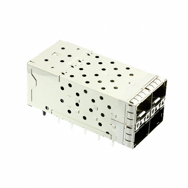 CONN SFP+ RCPT W/CAGE 2X2 80P RA