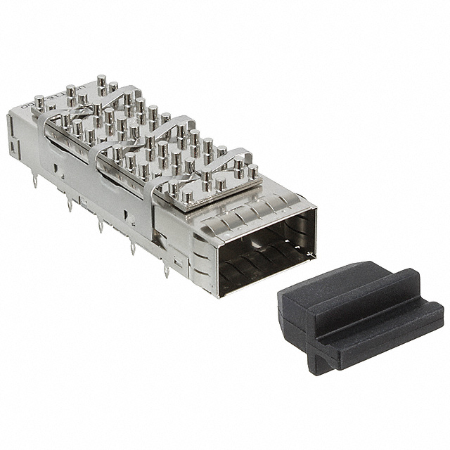 CONN QSFP CAGE W/HSINK PRESS RA CONN QSFP CAGE W/HSINK PRESS RA
