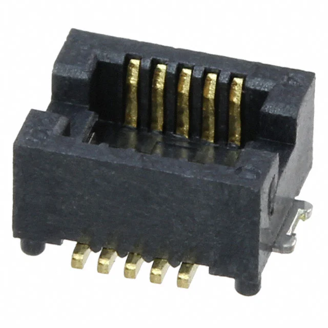 CONN PLUG 10POS SMD GOLD