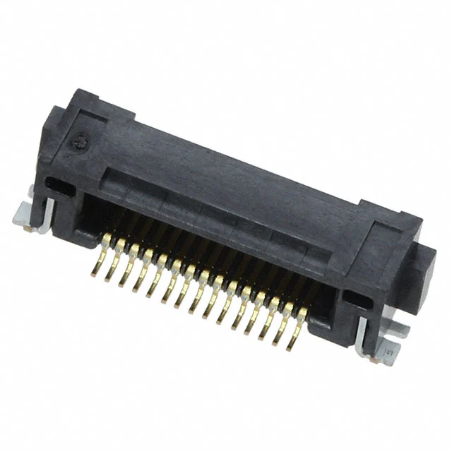 CONN PLUG 30POS R/A SMD GOLD