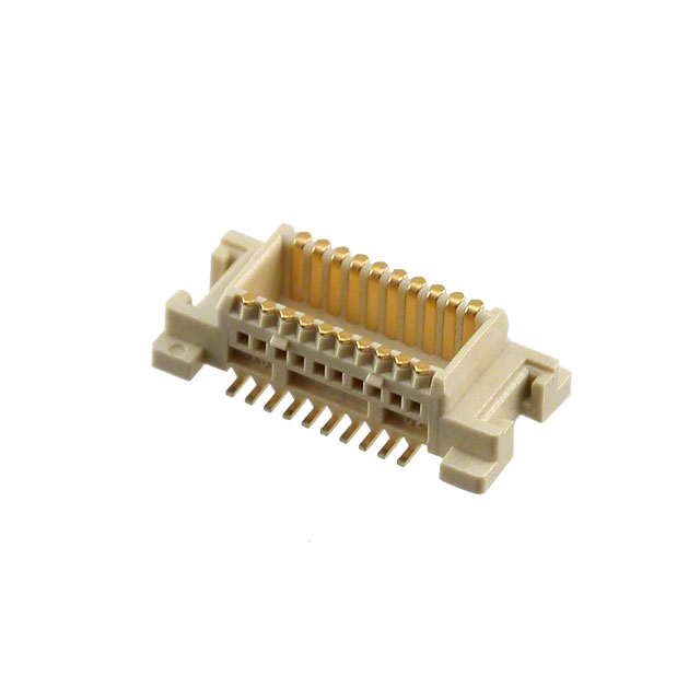 CONN PLUG 20POS SMD GOLD